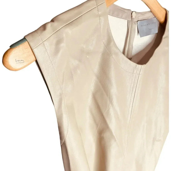 Modern Citizen Pilar Vegan Leather Tie-Front Midi Dress - Picture 7 of 16